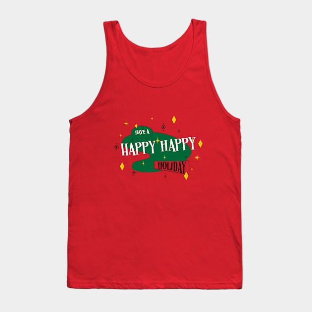 Happy Retro holiday Tank Top by bluehair